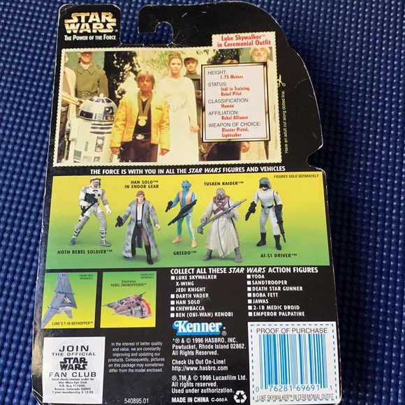 Star Wars Luke Skywalker Action Figure - Picture 3 of 3